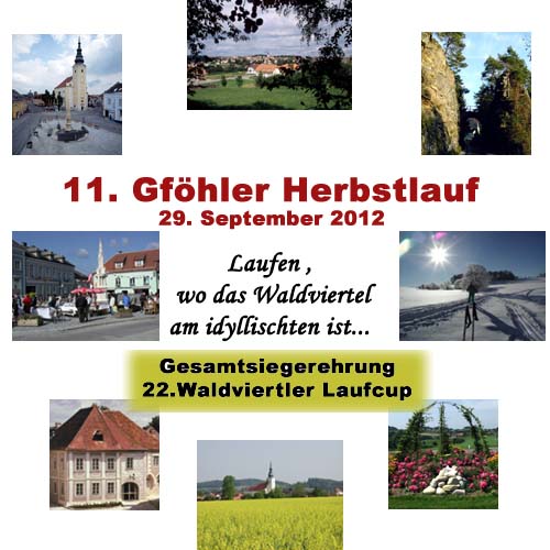 8.Gföhler Herbstlauf  3.Oktober 2009